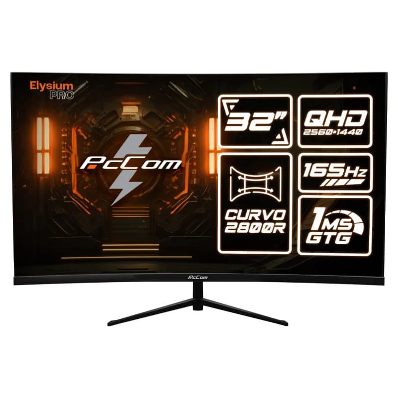 Imagen de PcCom Elysium Pro monitor curvo 32" QHD 165 Hz 📺 en OfertitasTOP
