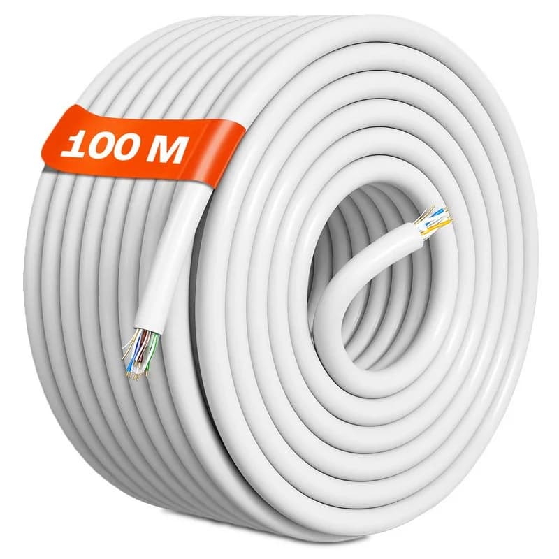 Imagen de PcCom Essential Bobina Cable de Red Cat6 UTP 100 m 📡 en OfertitasTOP