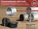 Thumbnail 1 de PD® Tapones Redondos 40mm para Tubo de Metal 🛠️ (20 Piezas)