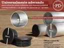 Thumbnail 1 de PD® Tapones Redondos 50mm de Plástico PE para Tubos ⚙️