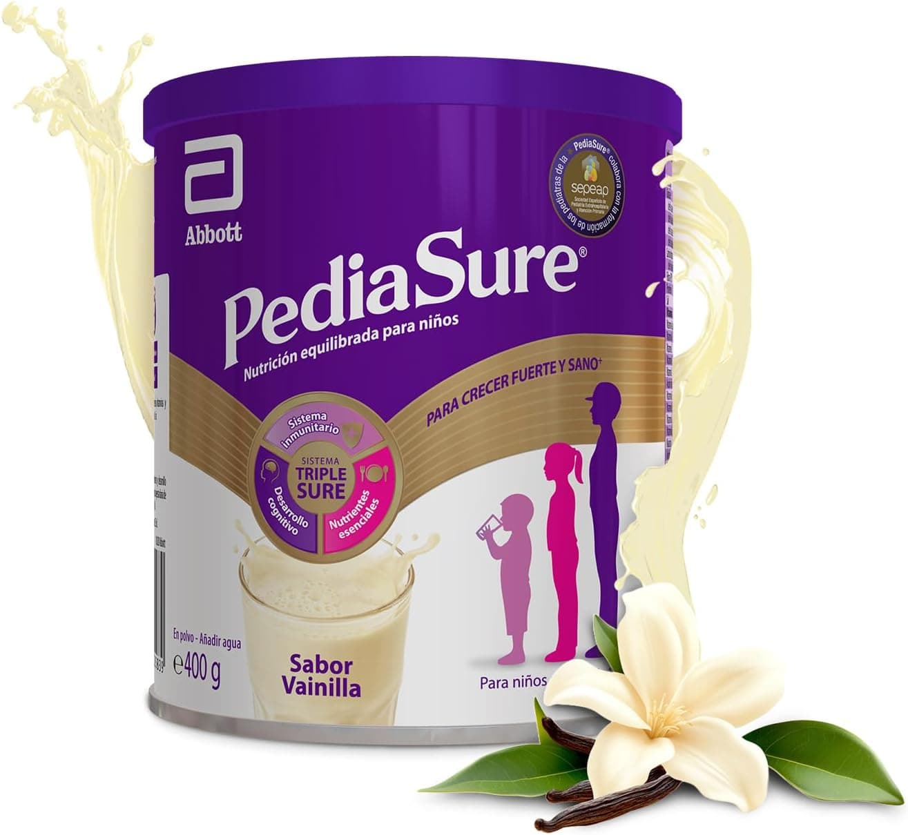 PediaSure Vainilla 🍦 Complemento Nutricional para Niños 400g