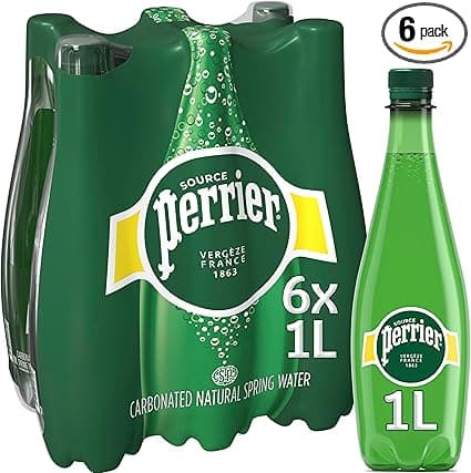 Perrier Agua Mineral con Gas 6x1L 🥤