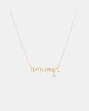 Thumbnail 1 de Persée Collar de oro con letras "Amour" 💖