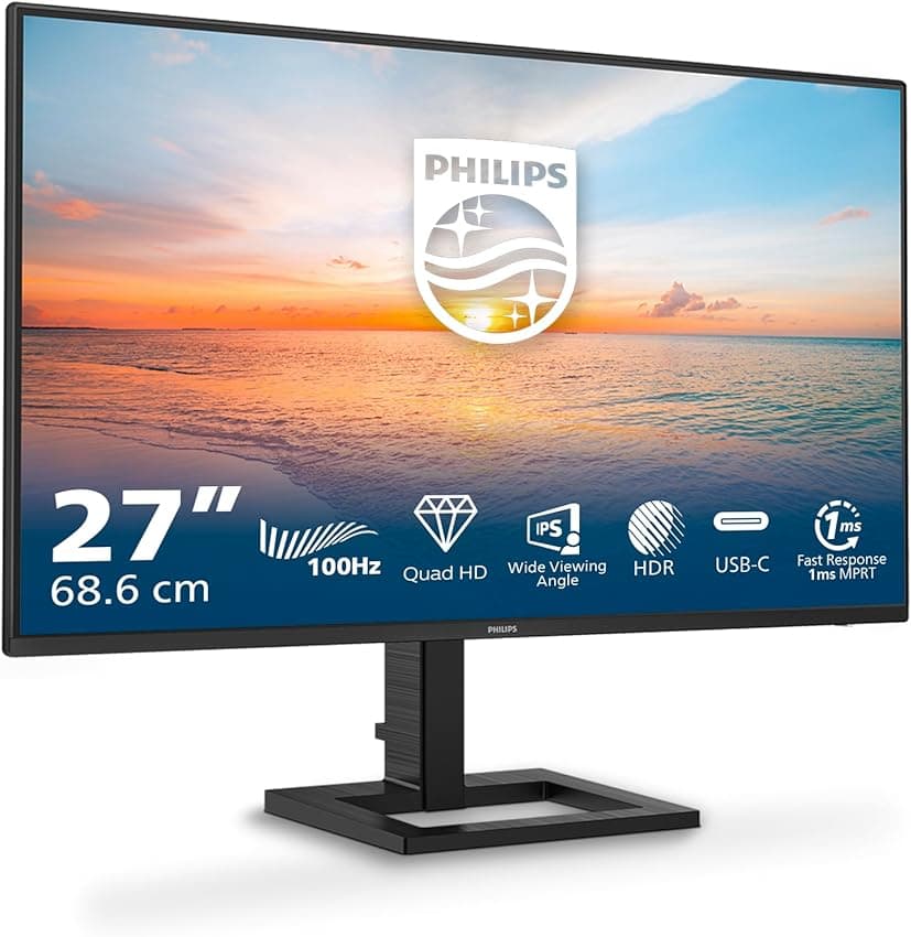 Imagen de Philips 27E1N1600AM Monitor 27" Quad HD con USB-C 🎮 en OfertitasTOP