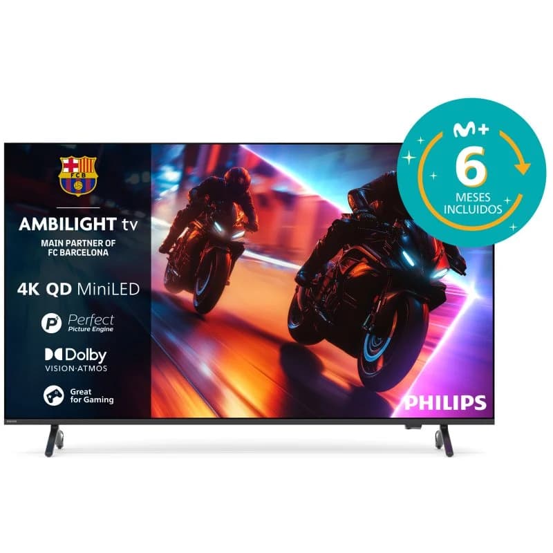 Imagen de Philips 65" Ambilight QD MiniLED 4K Smart TV Dolby Atmos🎥 en OfertitasTOP