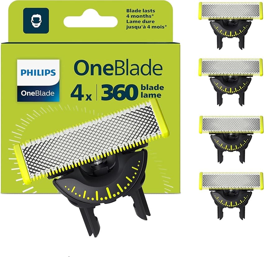 Imagen de Philips QP440/50 OneBlade: Cuchillas Repuesto (Pack 4) ✂️ en OfertitasTOP