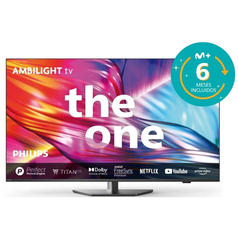 Imagen de Philips The One 55" LED 4K UltraHD TV con Ambilight y Dolby Atmos 🎥 en OfertitasTOP
