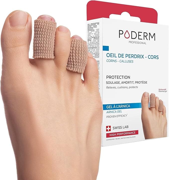 PODERM Protector de Dedos de Pie para Callos y Juanetes 👣