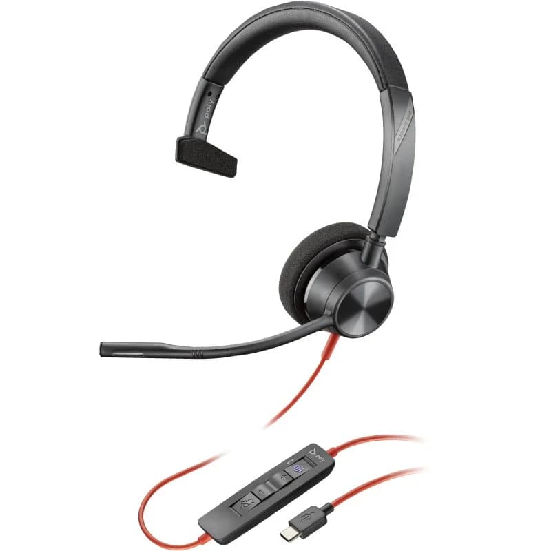 Imagen de Poly Blackwire 3310 Auricular mono USB-C con certificación Teams 🎧 en OfertitasTOP