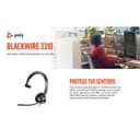 Thumbnail 2 de Poly Blackwire 3310 Auricular mono USB-C con certificación Teams 🎧