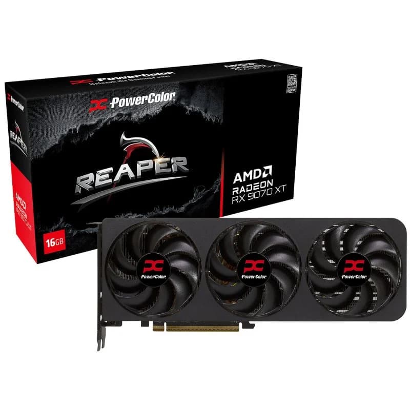 Imagen de PowerColor Reaper RX 9070 XT 16 GB GDDR6 tarjeta gráfica 📷 en OfertitasTOP