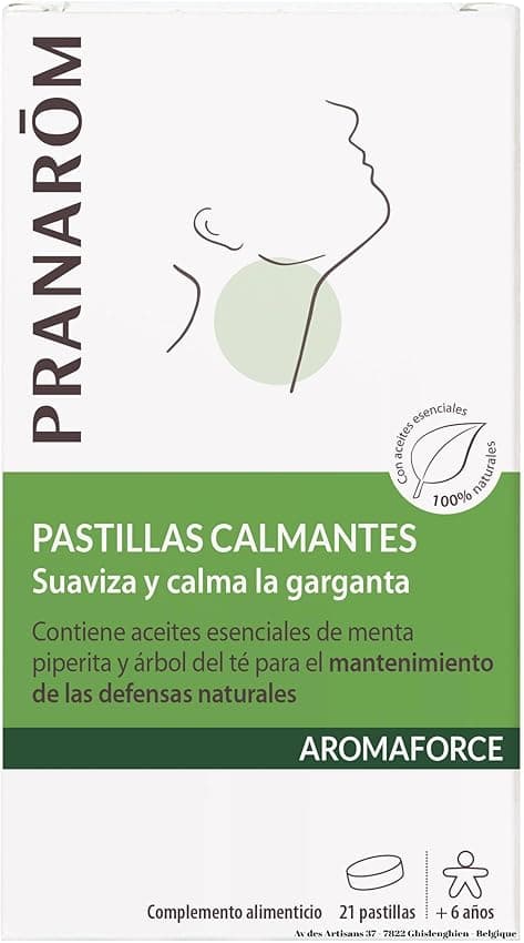 Imagen de PRANAROM Aromaforce Pastillas calmantes garganta 21 unidades en OfertitasTOP