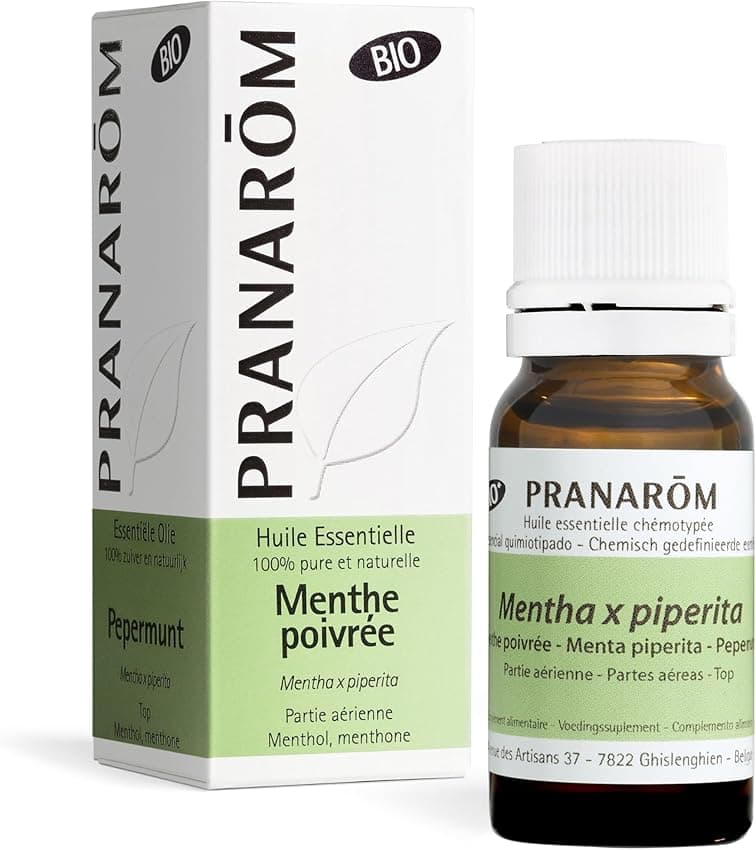 PRANARÔM Menta Piperita Bio - Aceite Esencial Digestión 🌱 10ml