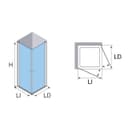 Thumbnail 3 de Profiltek Arcoiris Plus mampara ducha 195 cm, 6 mm