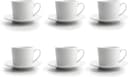 Thumbnail principal de Quid Renova Blanca Set 6 Tazas y Platos Porcelana ☕