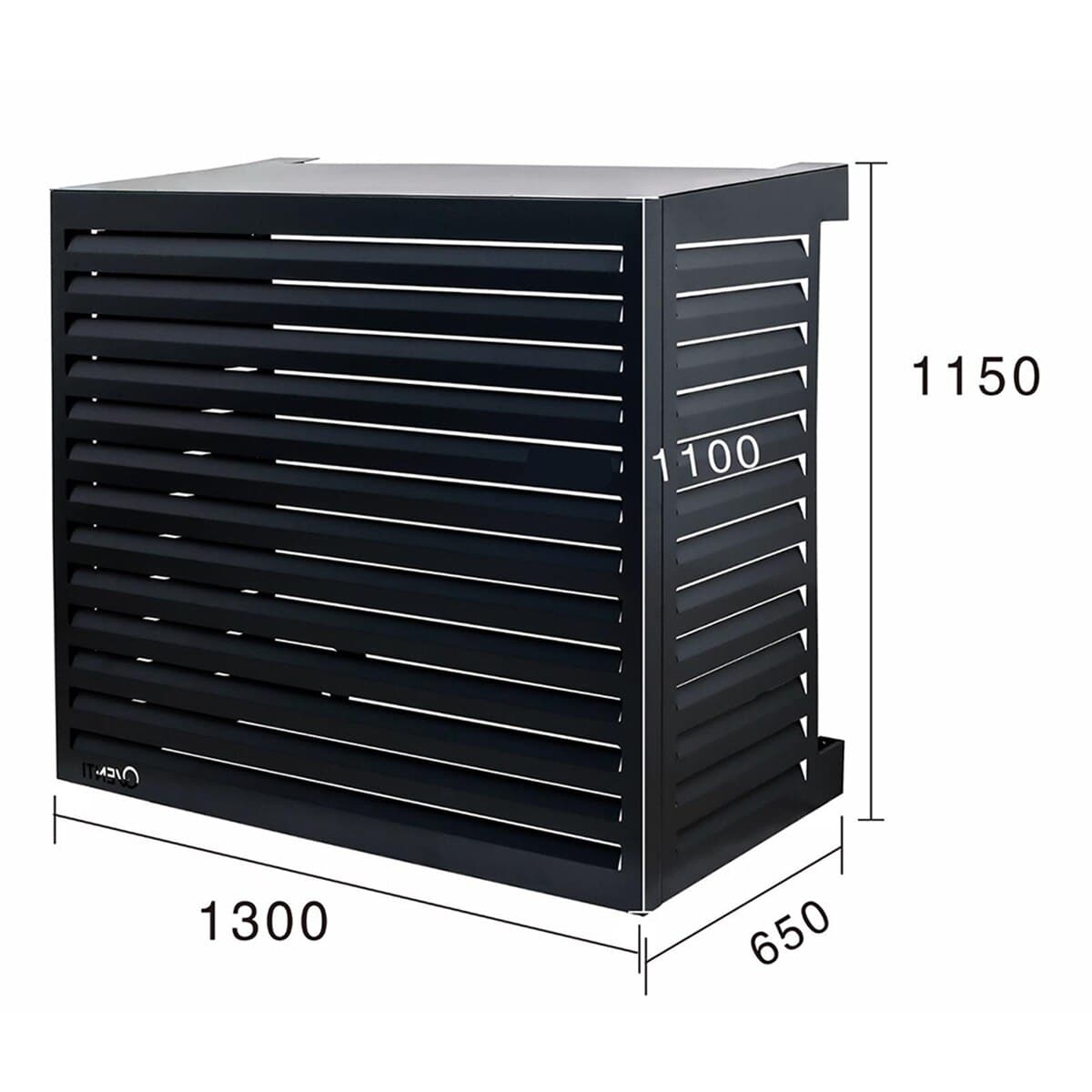 QVenti Qventi carcasa para aire acondicionado 130 cm 🏠