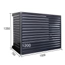 Thumbnail 3 de QVenti Qventi carcasa para aire acondicionado 150 cm 🏠