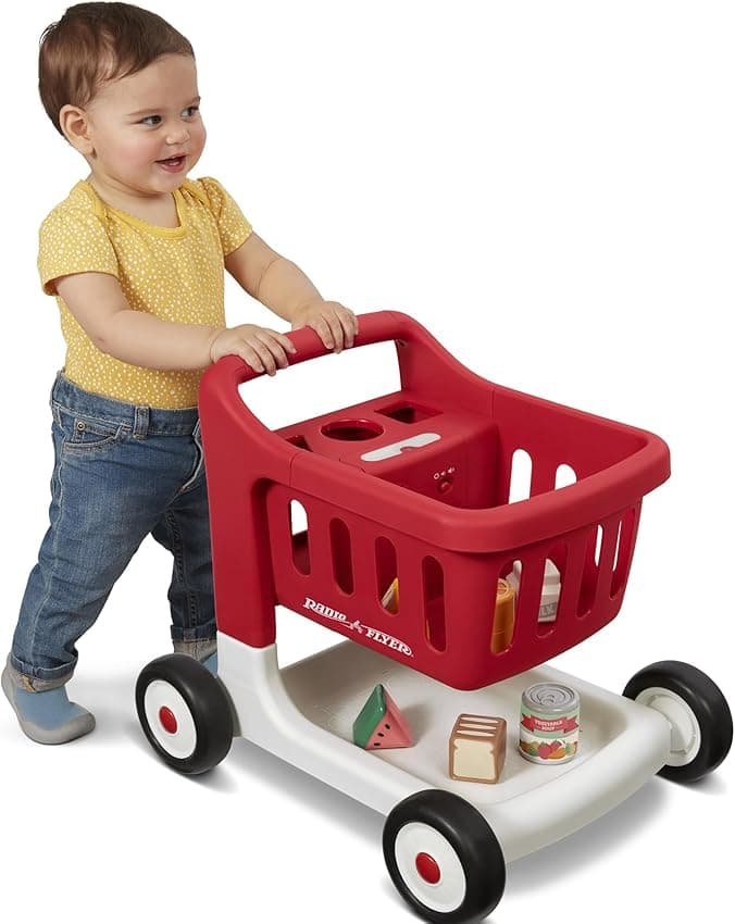 Imagen de Radio Flyer Carrito de Compras rojo con luces y sonidos 🧸 en OfertitasTOP