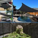 Thumbnail 5 de Red de sombreado Ojal 3x3m UV resistente para plantas y mascotas ☂️