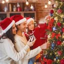 Thumbnail 2 de Relaxdays Set 101 Bolas Árbol Navidad marrón/blanco 🎄