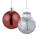 Thumbnail 5 de Relaxdays Set 101 Bolas Árbol Navidad marrón/blanco 🎄