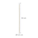 Thumbnail 2 de Relaxdays Brochetas Barbacoa 30 cm — 500 unidades 🍢