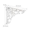 Thumbnail 2 de Relaxdays 2 Escuadras Estantería barroco 15 kg