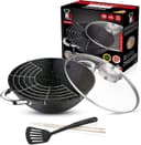 Thumbnail 9 de RENBERG Wasabi Wok 🍳 | Sartén Multifuncional con Tapa de Vidrio