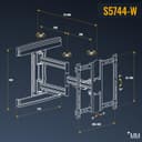 Thumbnail 8 de RICOO Soporte TV Pared Giratorio Inclinable 45-85" 📺