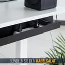 Thumbnail 1 de RICOO Z1110-G Canal de Cables para Escritorio, Aluminio, 110cm ⚡