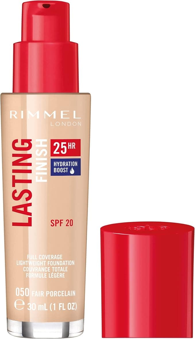 Rimmel London Lasting Finish Foundation 25H Crear Base Tono 50💄