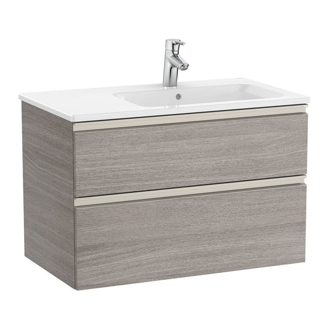 Roca The Gap mueble baño 2 cajones 1 lavabo