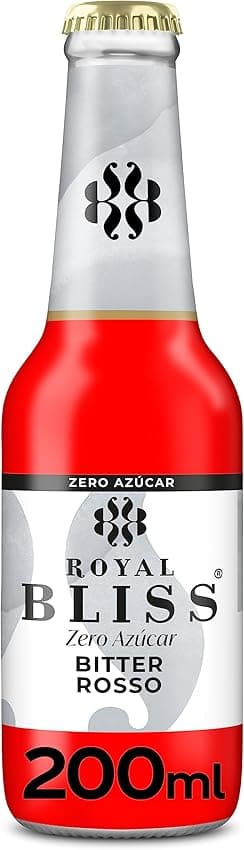 Royal Bliss Bitter Rosso 🍹 Pack de 24 Botellas de 200 ml