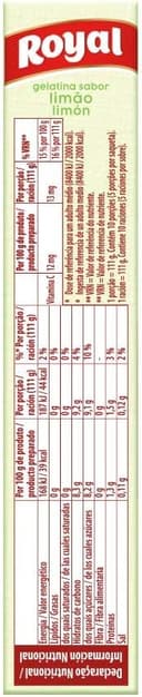 Thumbnail 1 de Royal Gelatina de Limón con Vitamina C, 30% Menos Azúcar 🍋