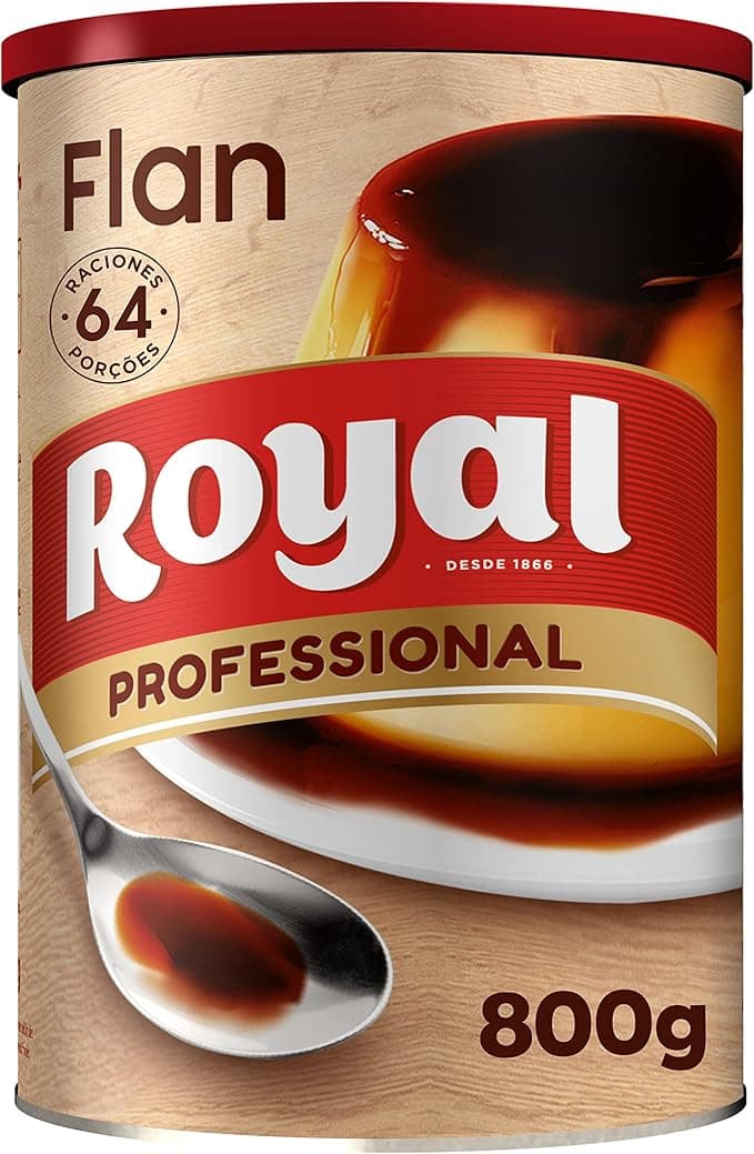 Royal Professional Flan En Polvo – Bote 800 g, 64 Raciones 🍮