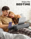 Thumbnail 5 de SAIJI Soporte para Portátil con Cojín, Gris Oscuro💻