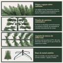 Thumbnail 3 de SALCAR Árbol Navidad artificial 180 cm, 730 puntas 🎄