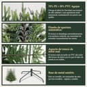 Thumbnail 3 de SALCAR Árbol de Navidad Artificial 1,8 m con Sistema Plegable 🎄