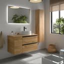 Thumbnail 2 de Salgar Bequia Plus Metal mueble baño 2 cajones 1 poza 🛁