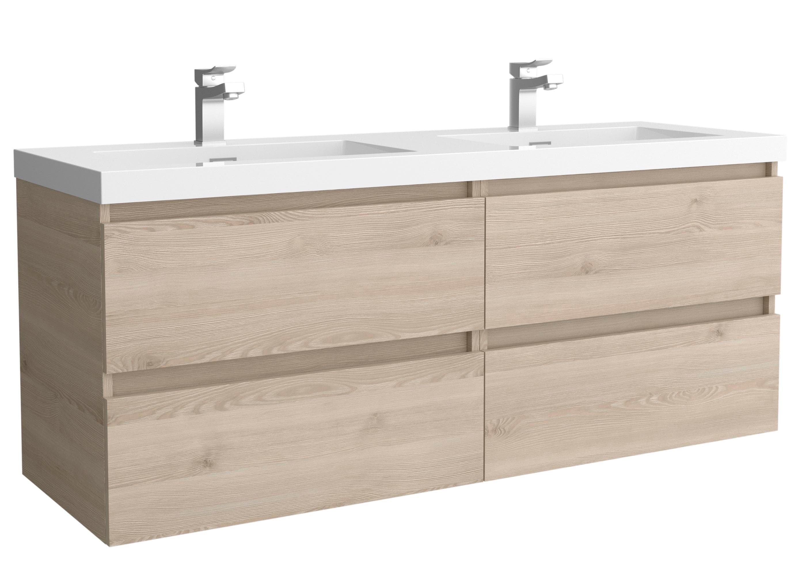 Salgar Toscana Bequia — mueble baño 4 cajones y lavabo 2 pozas 🚿