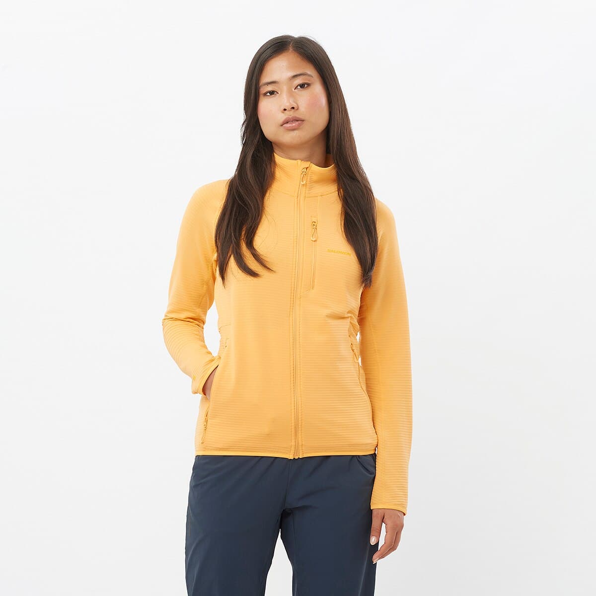 Imagen de Salomon ESSENTIAL LIGHTWARM Chaqueta mujer de cremallera completa 🧥 en OfertitasTOP