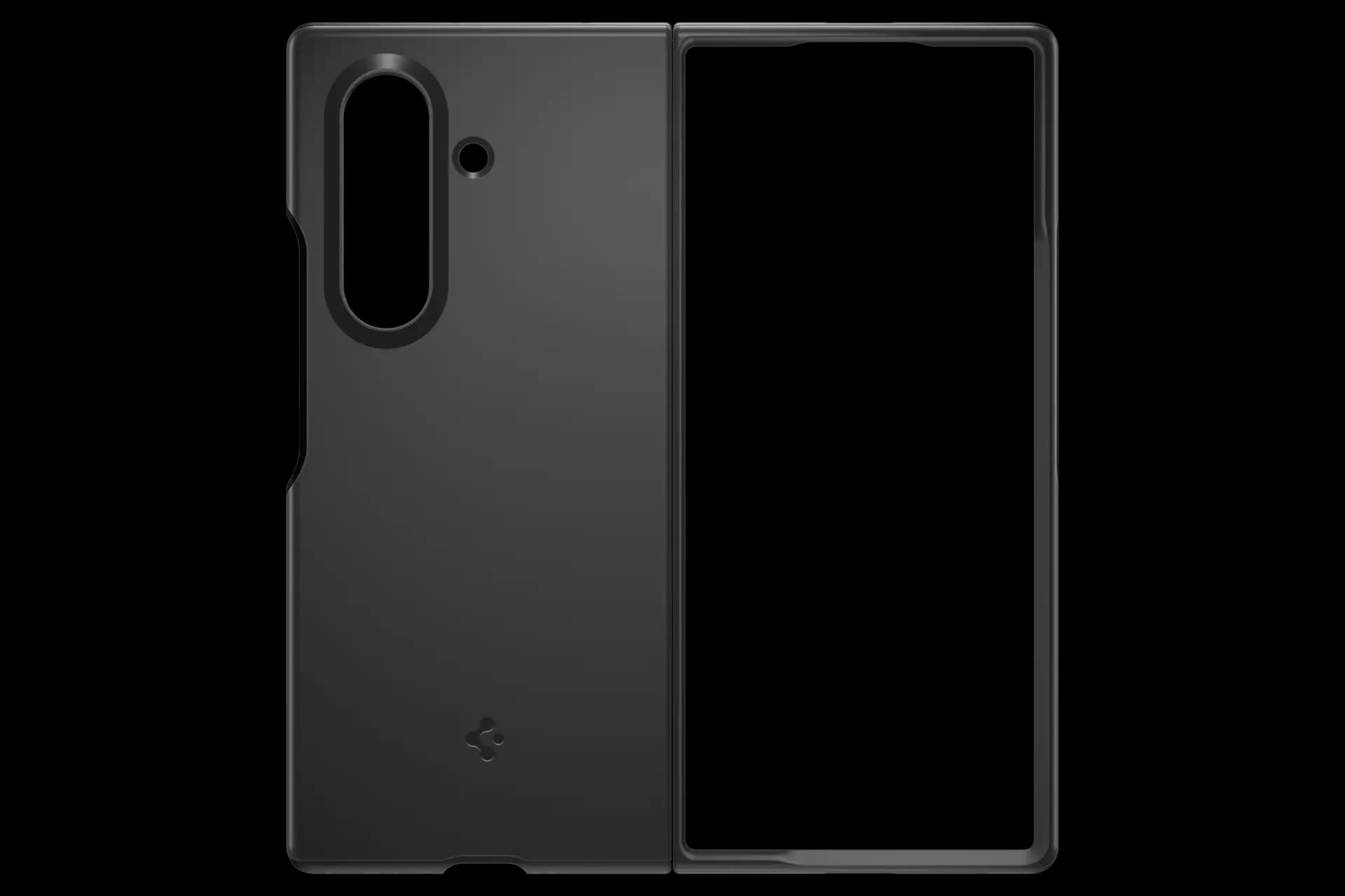 Imagen de Samsung Funda Thin Fit Galaxy Z Fold7 funda 1 unidad Negra en OfertitasTOP