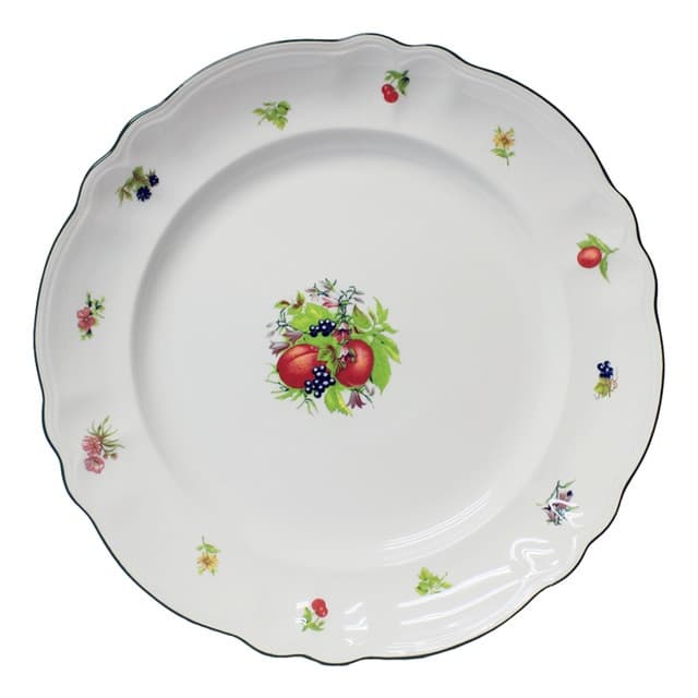 San Claudio Fuente redonda Flores y Frutas 🍽️