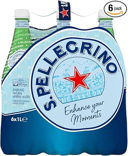 San Pellegrino Agua con Gas 6x1L 🥂