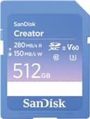 Thumbnail principal de SanDisk Creator 512 GB tarjeta SD UHS-II 280 MB/s