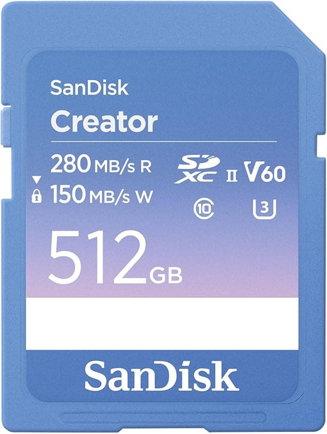 Imagen de SanDisk Creator 512 GB tarjeta SD UHS-II 280 MB/s en OfertitasTOP