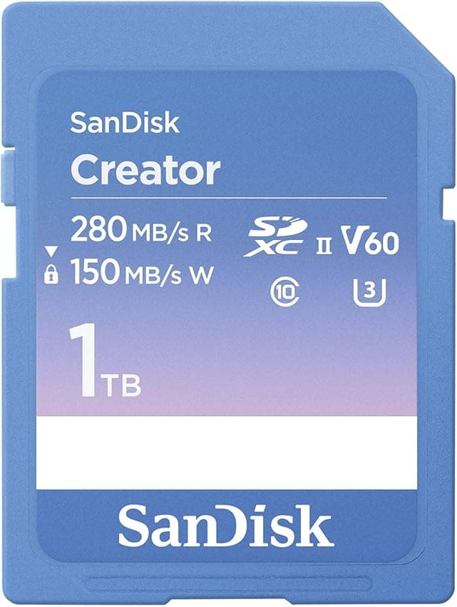 Imagen de SanDisk Creator 1 TB Tarjeta SD UHS-II 280 MB/s 🚀 en OfertitasTOP