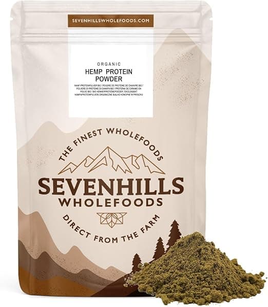 Sevenhills Wholefoods Proteína de Cáñamo Orgánica en Polvo 1kg 🌱