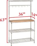 Thumbnail 3 de Seville Classics Rack de Cocina en Zinc, 35,6 x 91,4 cm 🍽️