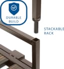 Thumbnail 4 de Seville Classics Zapatero de Madera Moca, 2 Pack 🥿